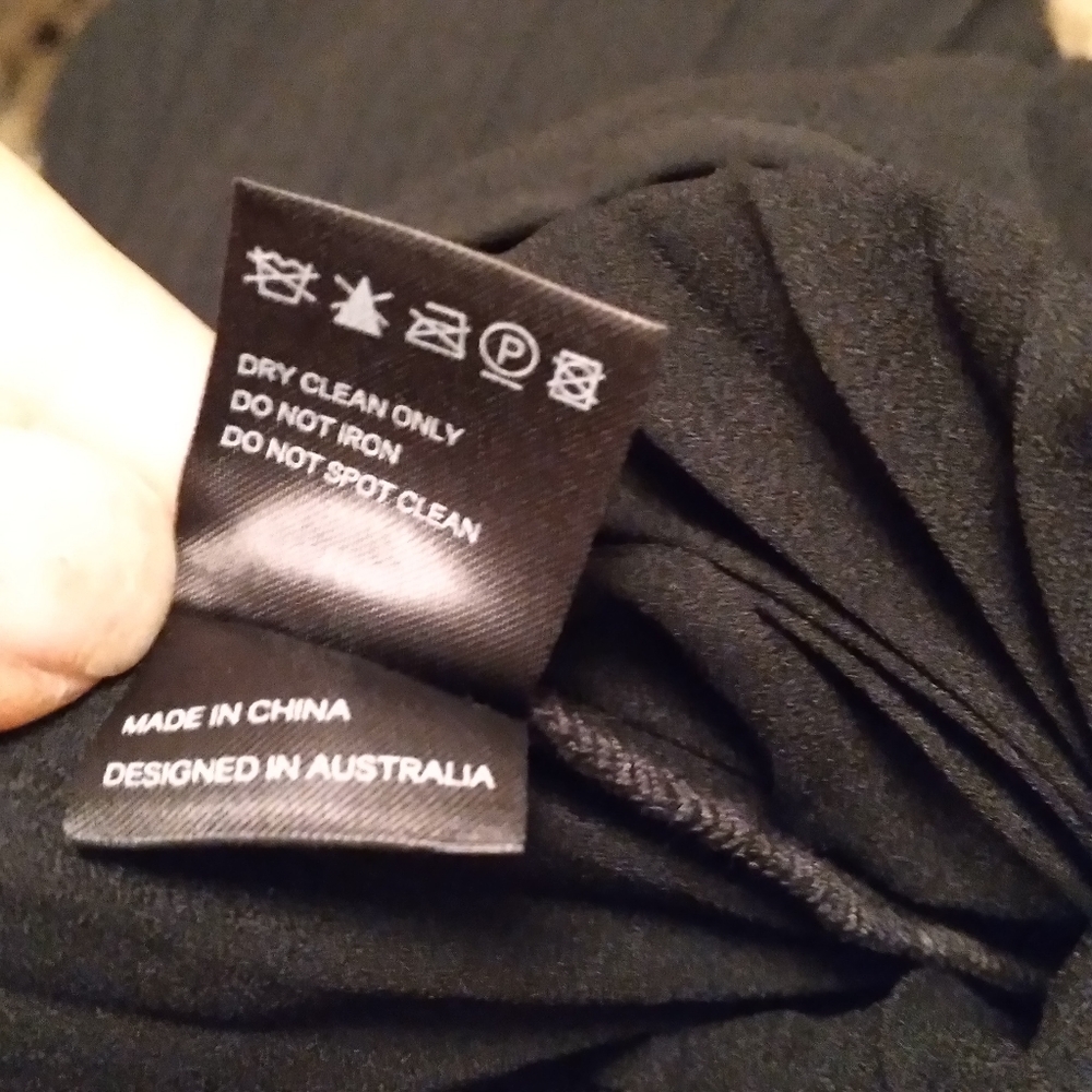 NWT - ZIMMERMANN Black Fanned Pants Wide-leg Cropped Pants, size 4 - Picture 9 of 14